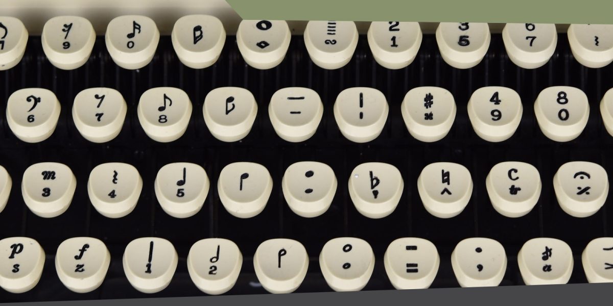 MUSIC TYPEWRITER Studio Bell