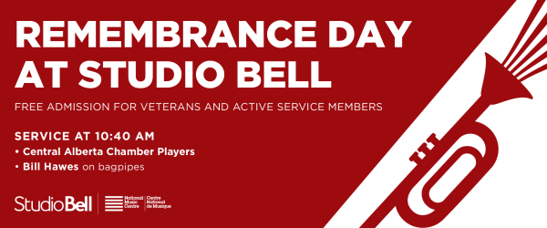Remembrance Day at Studio Bell