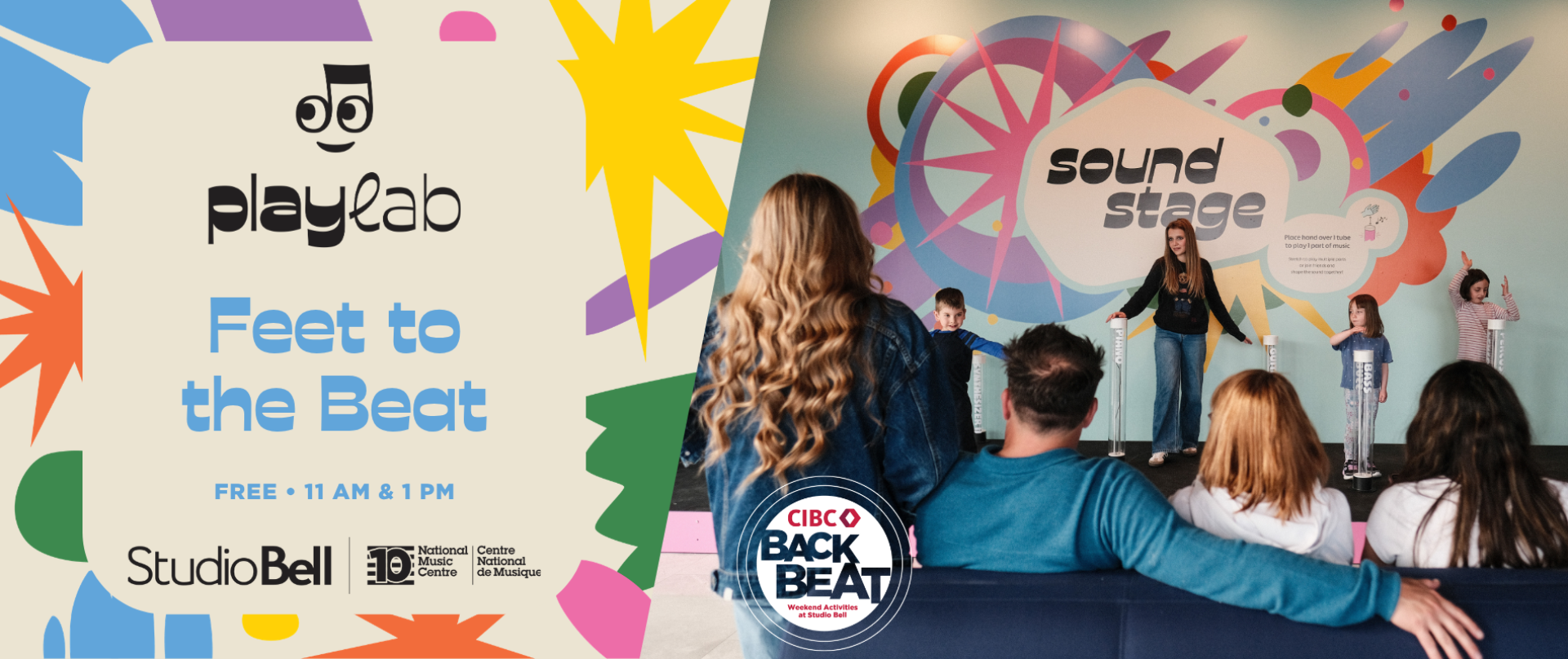 PlayLab Feet to the Beat official Studio Bell artwork