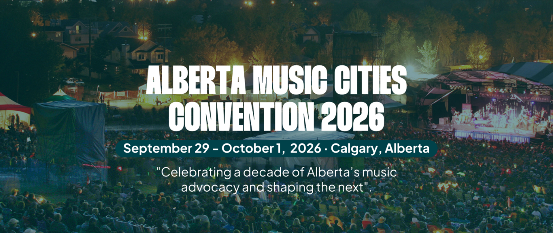 Alberta Music Cities Convention Alberta 2026
