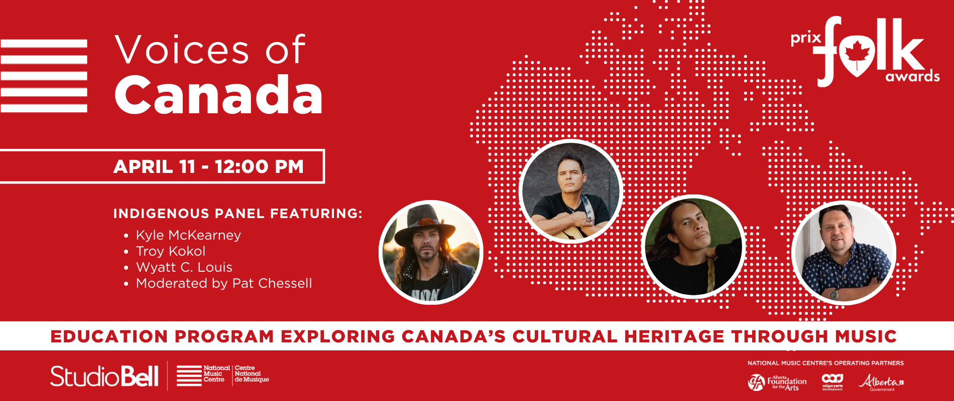 NMC & Canadian Folk Music Awards Present: Voices of Canada - Indigenous Panel