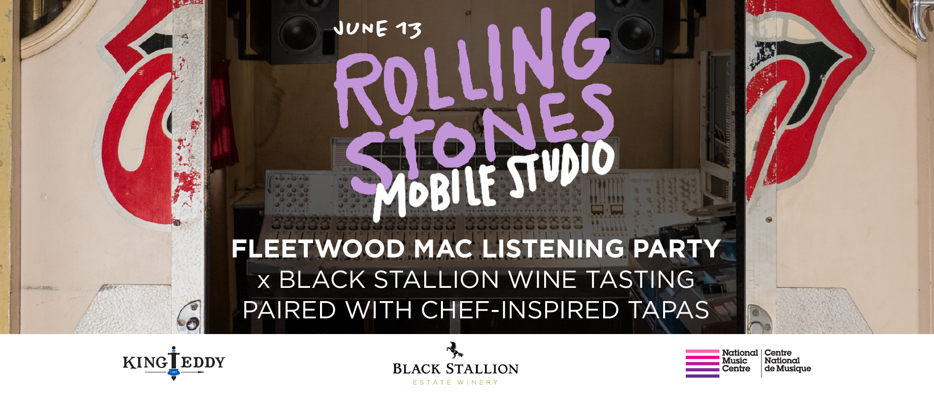 RSM Listening Party: Fleetwood Mac x Black Stallion Wine Tasting Paired with Chef-Inspired Tapas