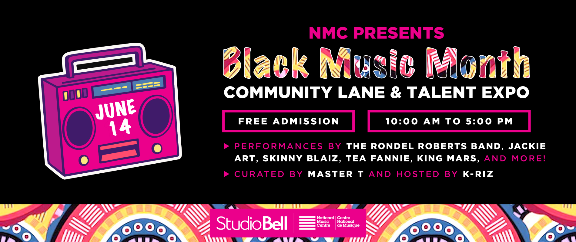 NMC Presents: Black Music Month Community Lane & Talent Expo