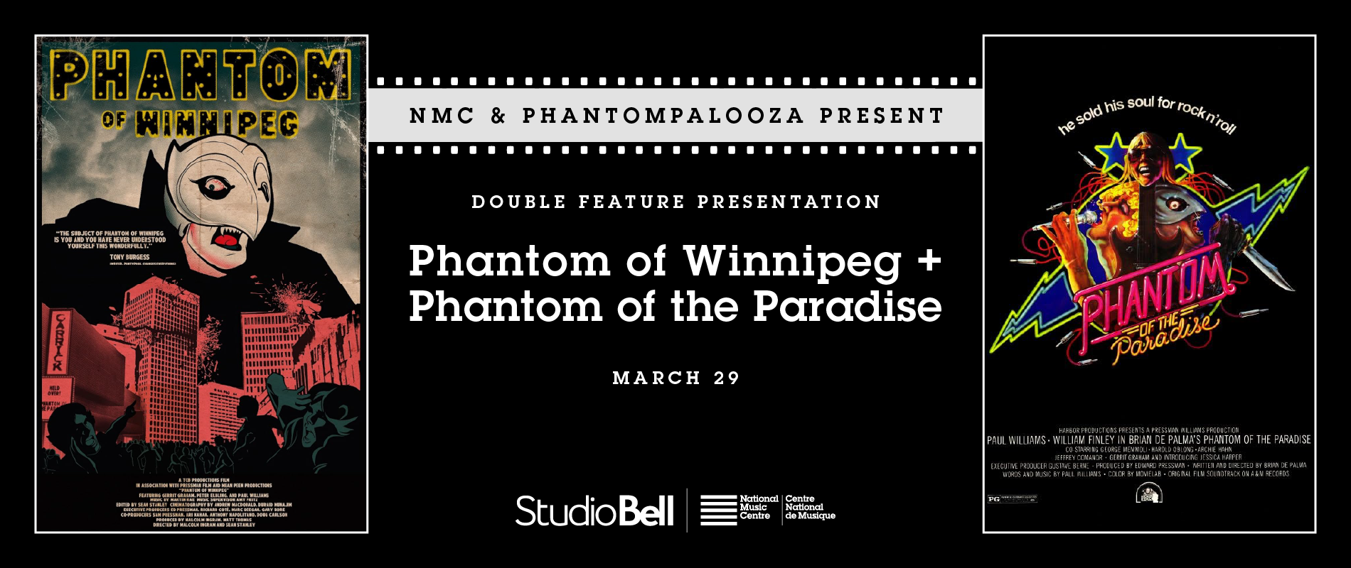 NMC & Phantompalooza Present: Double Feature of Phantom of Winnipeg & Phantom of the Paradise
