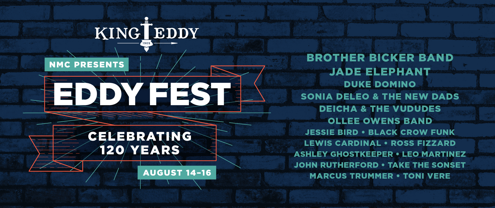 National Music Centre Honours King Eddy’s 120-Year History with Eddy Fest, August 14-16