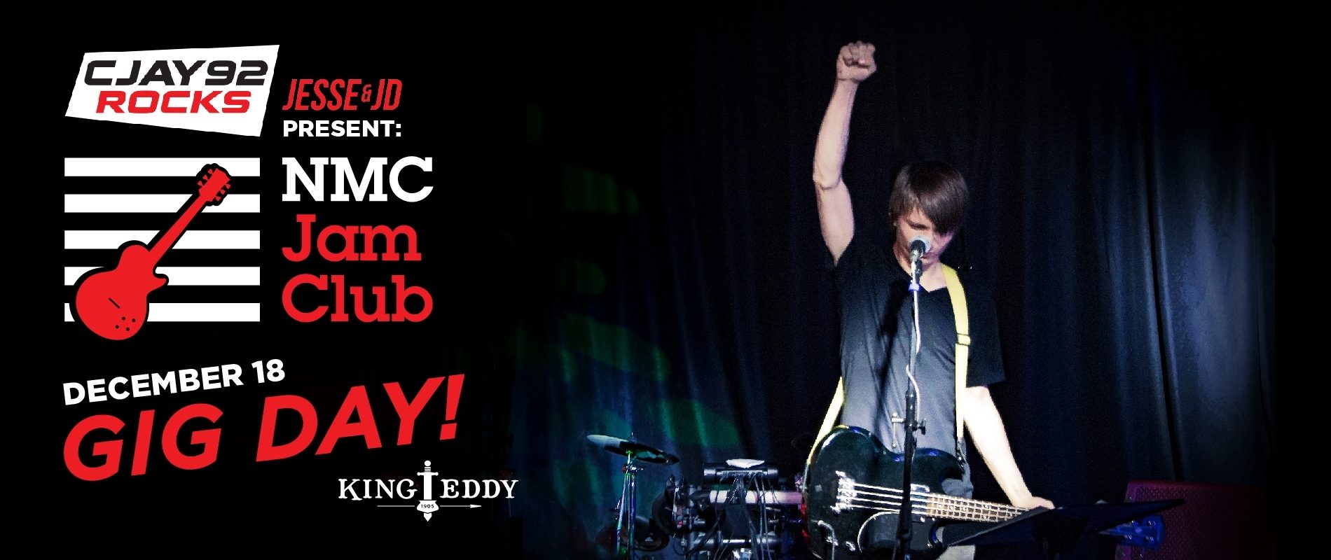 CJAY 92’s Jesse & JD present NMC Jam Club Gig Day