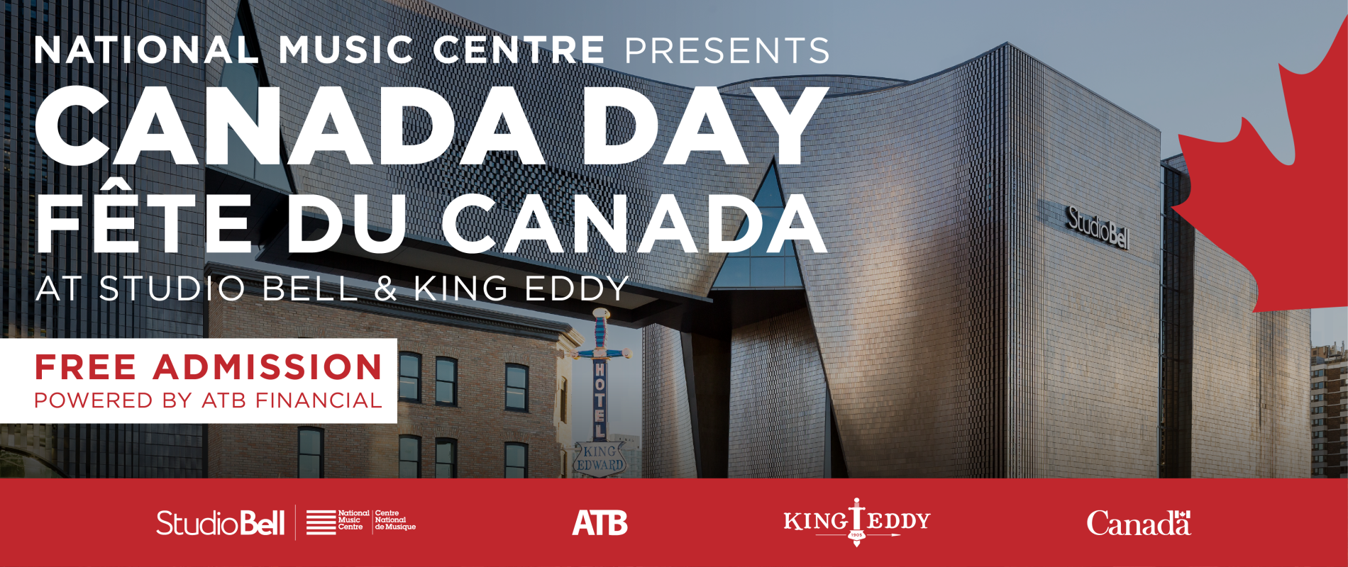 National Music Centre to Host Building-Wide Canada Day Bash with Free Admission on July 1, Powered by ATB Financial