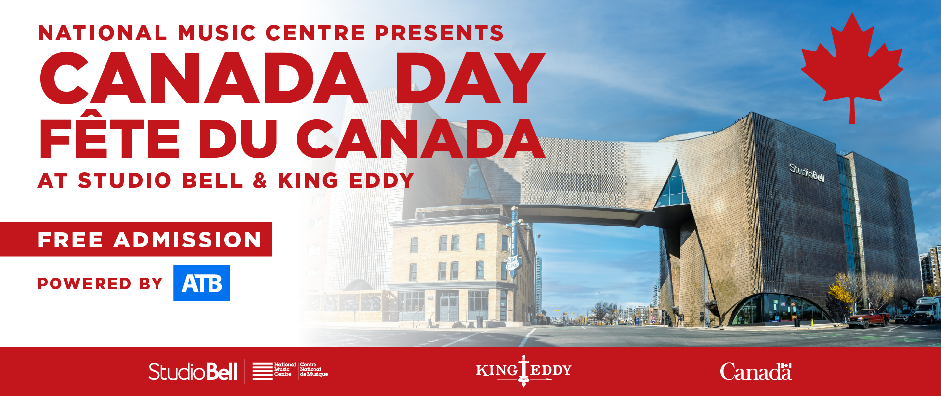 Celebrate Canada Day with a Building-Wide Bash and Free Admission at Studio Bell, Powered by ATB Financial