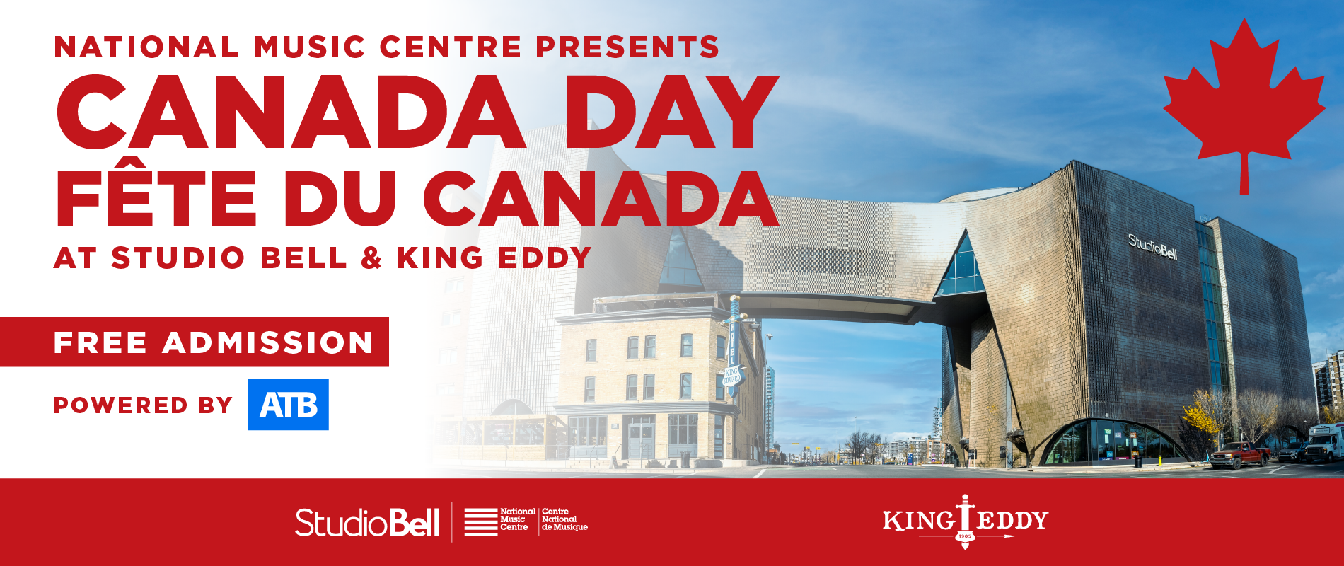 Celebrate Canada Day with a Building-Wide Bash and Free Admission at Studio Bell, Powered by ATB Financial