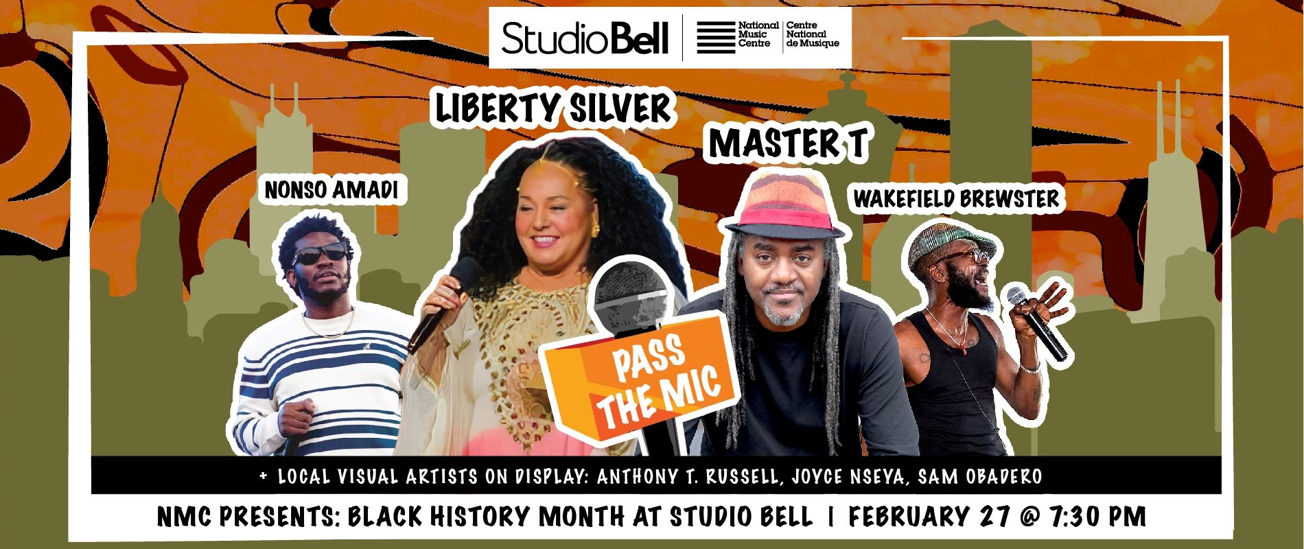 National Music Centre to “Pass the Mic” with Master T and Guests on February 27 for Black History Month