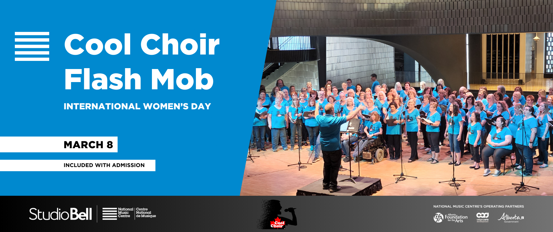 Cool Choir Flash Mob: International Women's Day