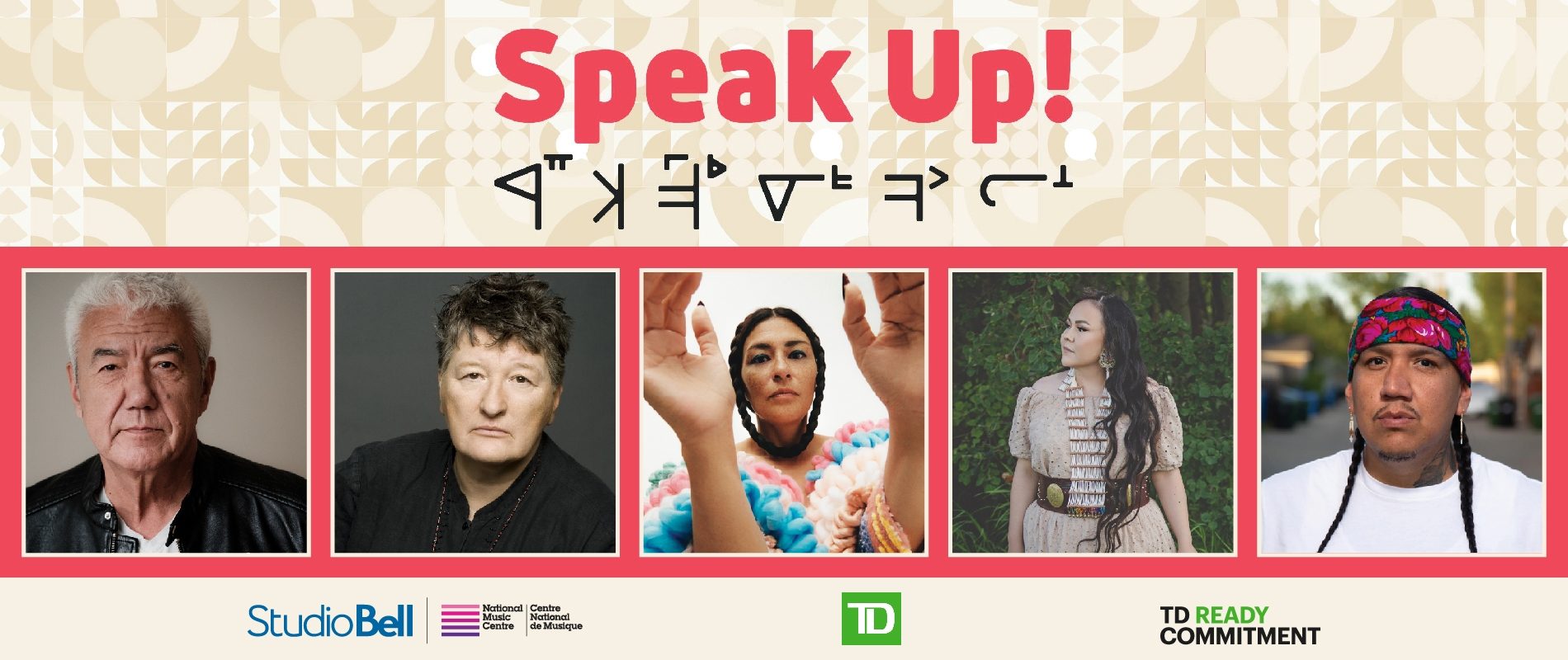 Tom Jackson, Elisapie, Ferron, Fawn Wood, and Drezus Added to National Music Centre’s Speak Up! Exhibition