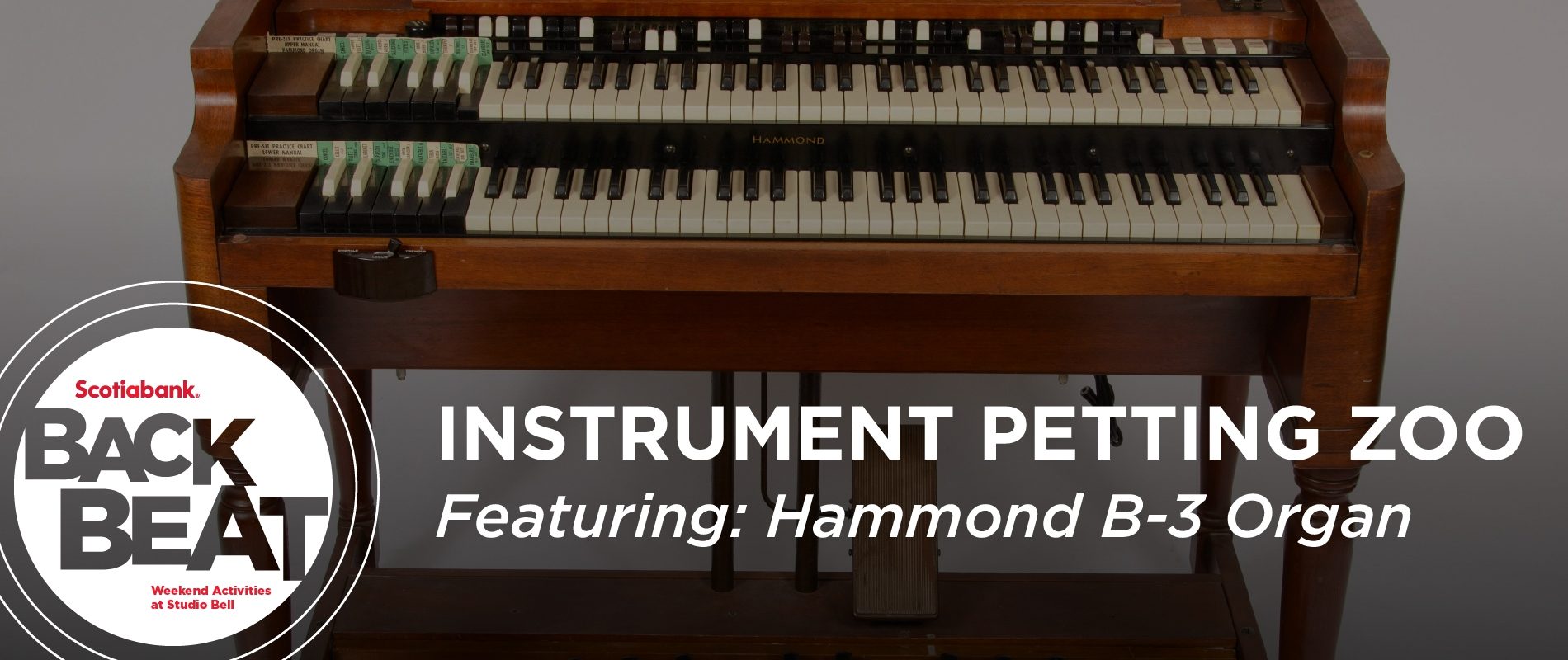 Instrument Petting Zoo: Featuring: Hammond B-3 Organ